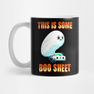 This Is Some Boo Sheet Funny Halloween Ghost Car Mug